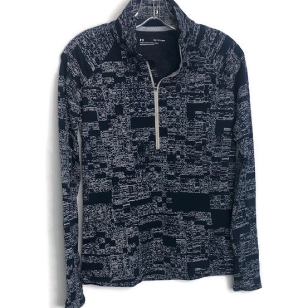 UNDER ARMOUR NAVY 1/4 ZIP PULLOVER XS